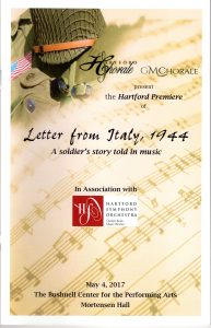 Letter from Italy 1944 program cover